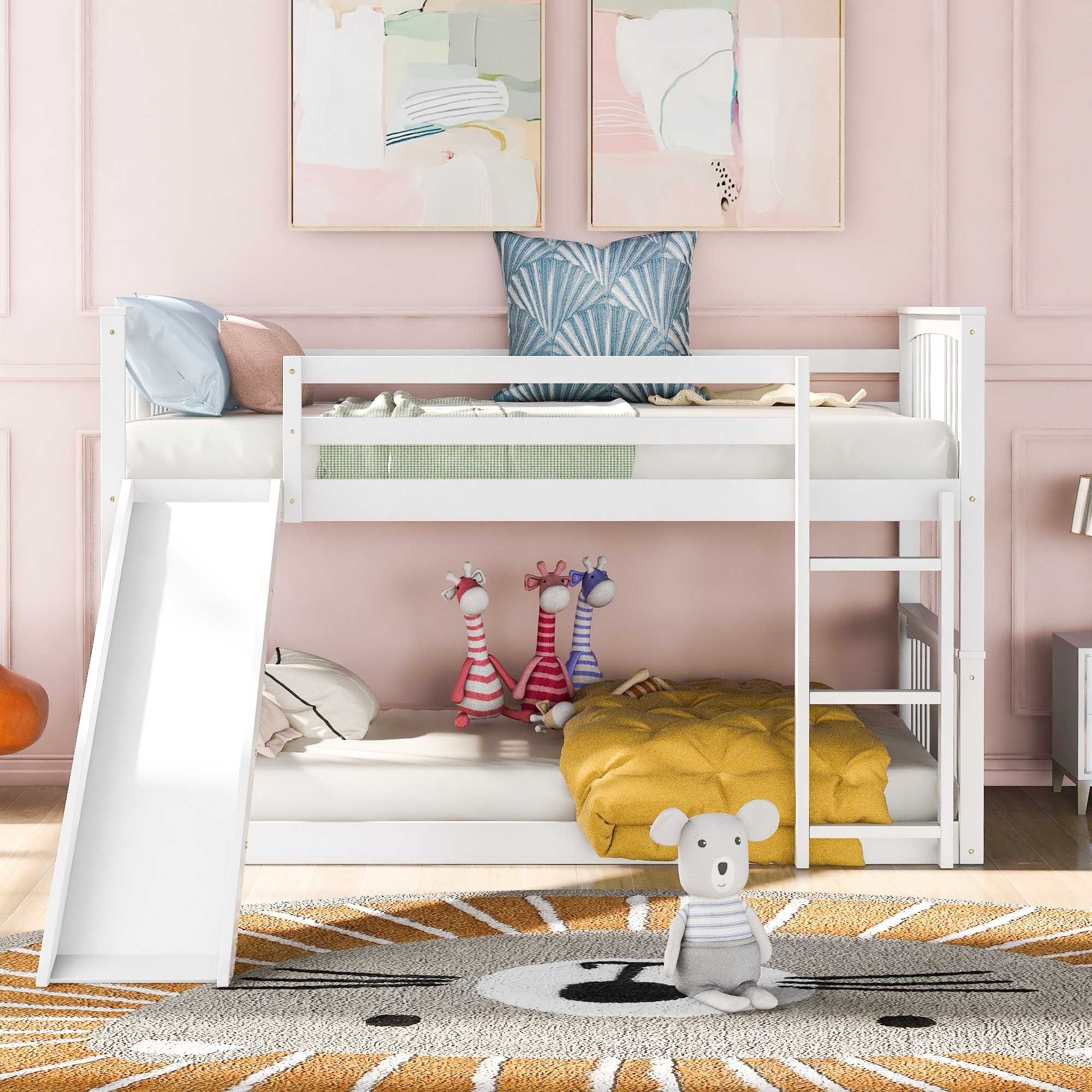 Low double decker bed on sale