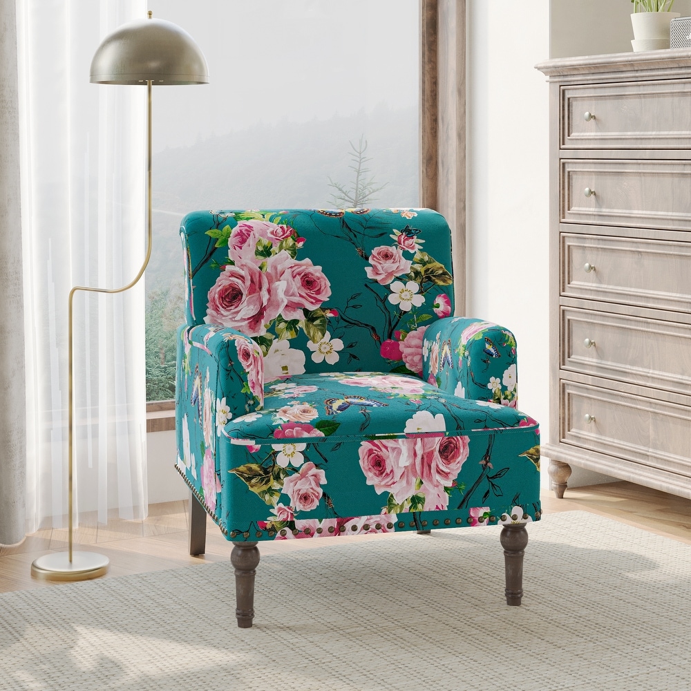 Modern shop floral armchair