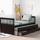 preview thumbnail 3 of 34, Costway Twin Captain's Bed Bunk Bed Alternative w/ Trundle & Drawers