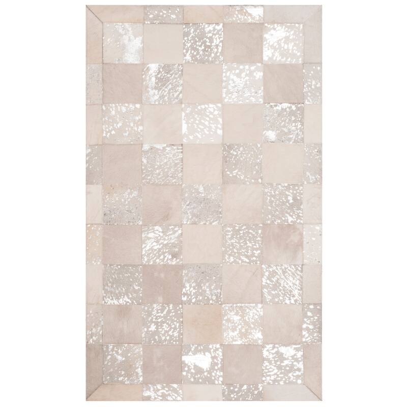 SAFAVIEH Handmade Studio Leather January Modern Leather Rug