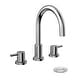 preview thumbnail 1 of 9, Belanger Two-Handle Widespread Bathroom Faucet with Drain Assembly Polished Chrome