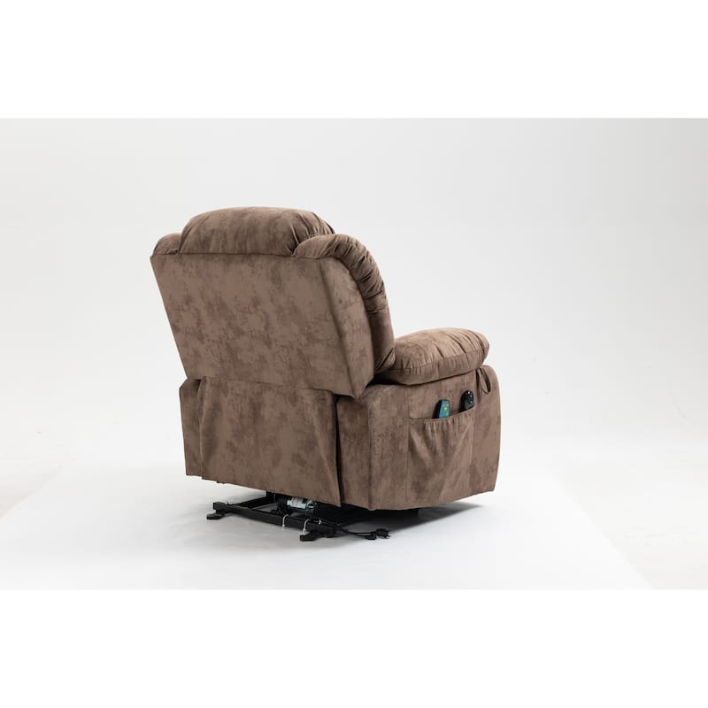 Power Lift Recliner Chair with Massage & Heating, Ergonomic Lounge Sofa Chair, Electric Massage Chair with USB Port