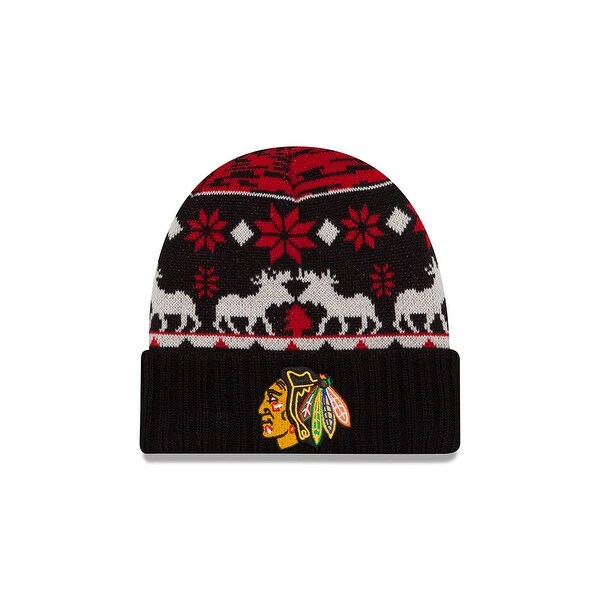 chicago blackhawks knit hat