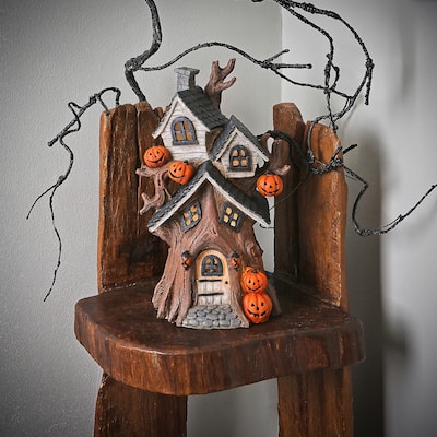 12" LED Resin Haunted House