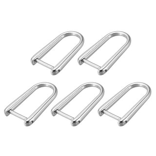 Purse Strap Rings, 5Pcs 45mm Metal Screw-in Shackle Buckle for Bag ...