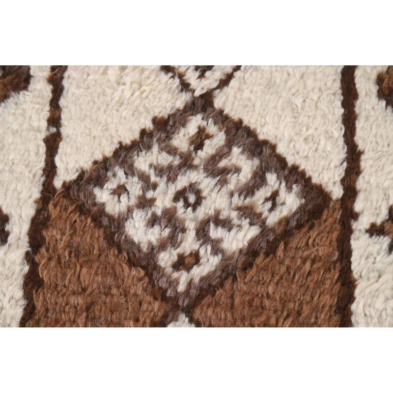 Anatolian Beige Oriental Runner Rug Handmade Wool Carpet - 2'8"x 12'4"