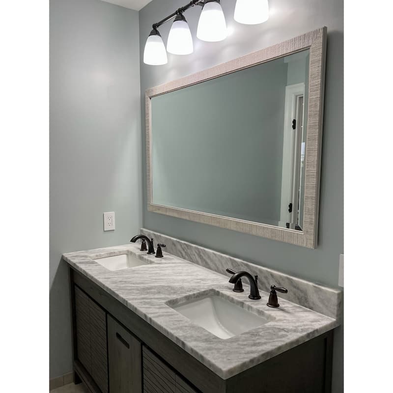 Frame My Mirror White Framed Mirror, Huntington Design