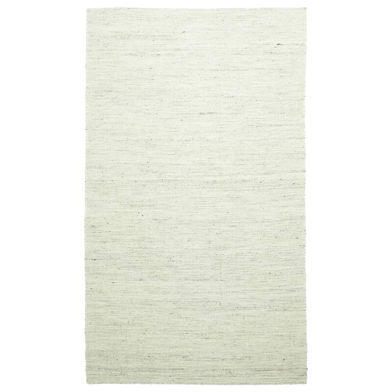 ECARPETGALLERY Braid weave Sienna Khaki Wool Rug - 4'11 x 8'6