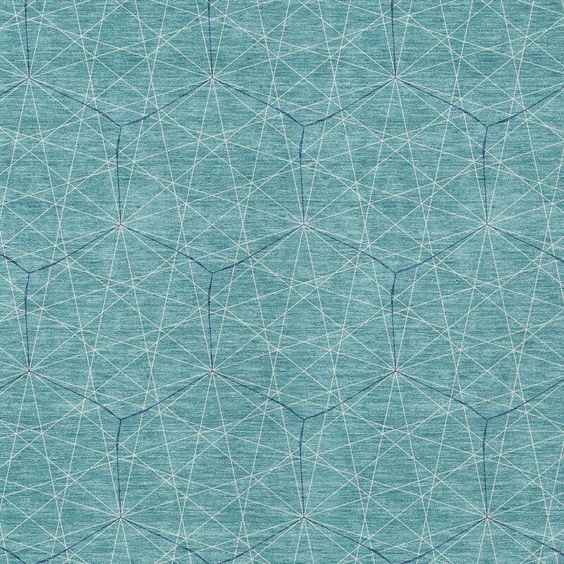 HomeRoots Geometric Transitional Rectangle Outdoor Rug