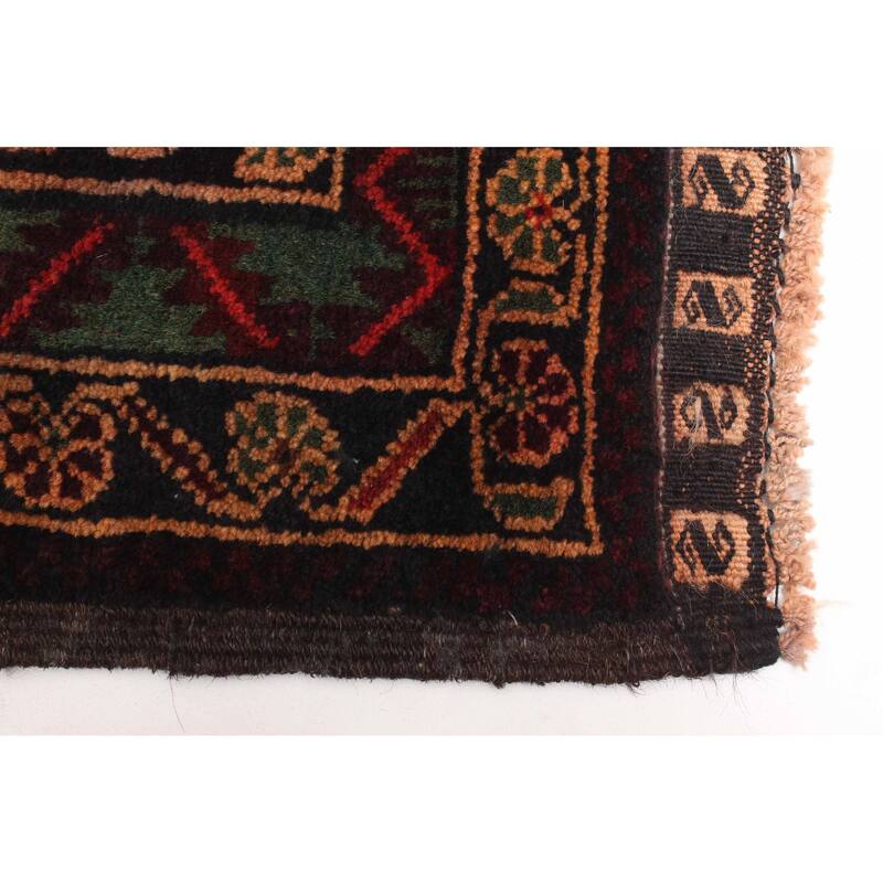 ECARPETGALLERY Hand-knotted Teimani Burgundy Wool Rug - 3'0 x 4'6