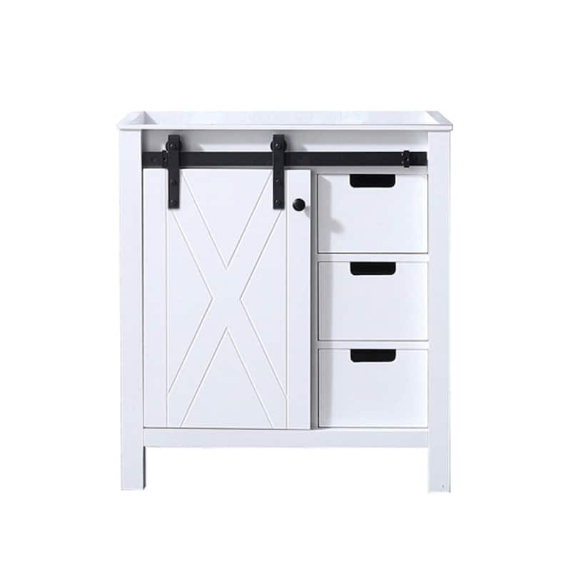 Marsyas 30 in W x 22 in D Dark Grey Bath Vanity