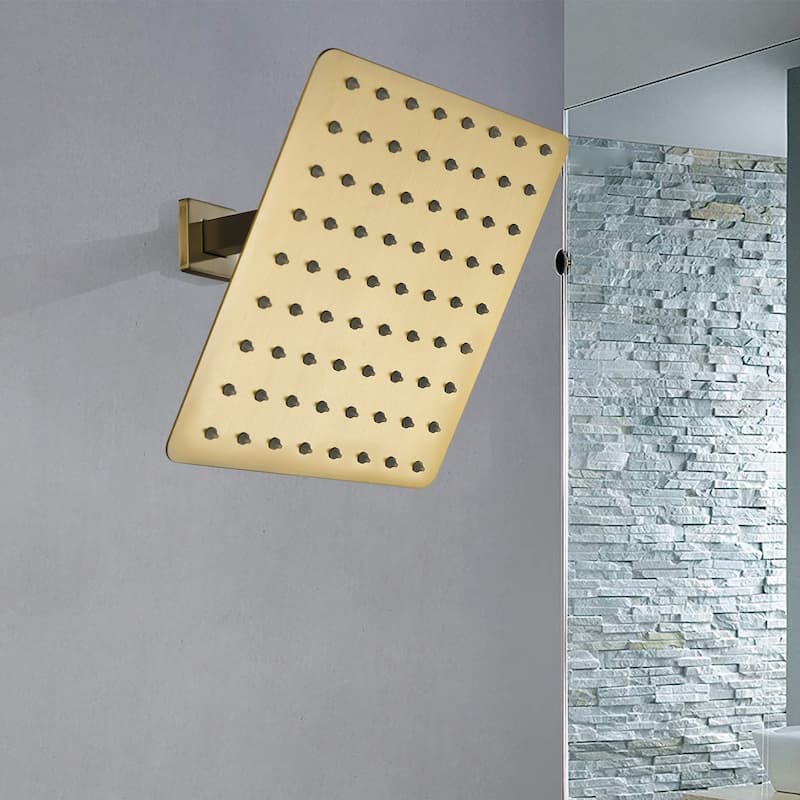 8" Square High Pressure Rain Shower Head,304 Stainless Steel Rain Shower Head - 8"X8"