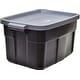 preview thumbnail 41 of 42, Rubbermaid Roughneck Storage Totes Black & Grey - 31 Gal -3 Pack
