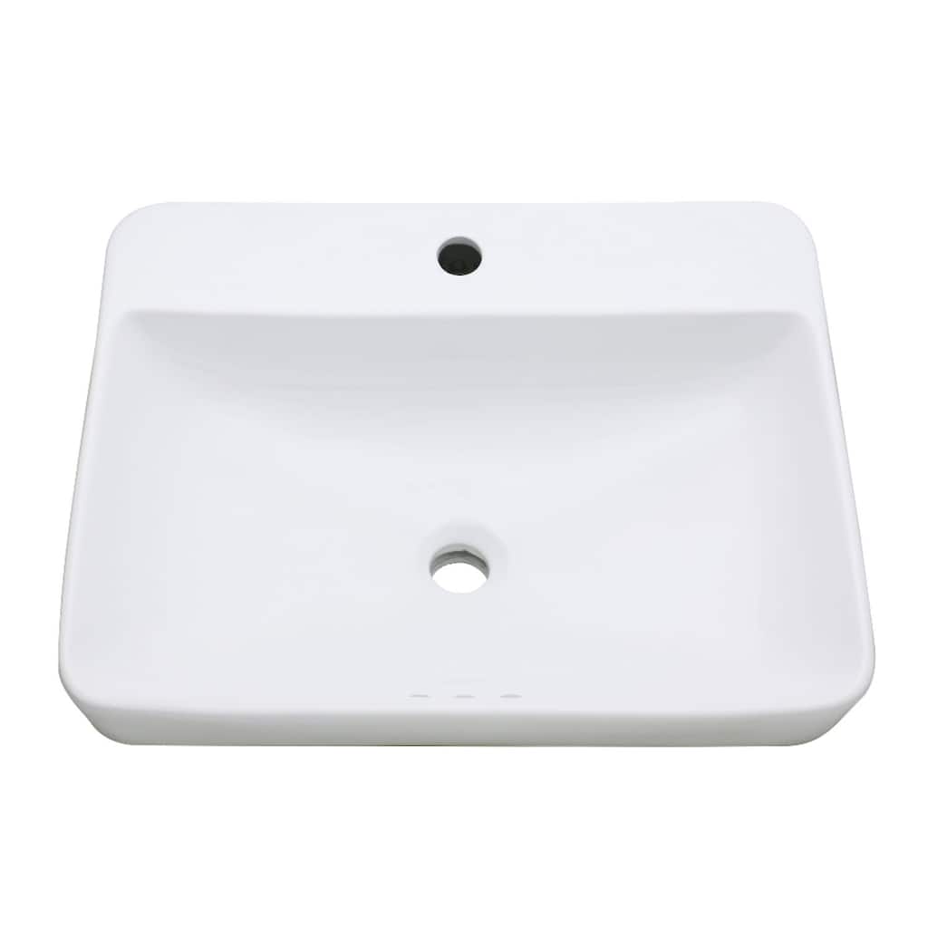 Kingston Brass Century 23" Wide Ceramic Console Sink