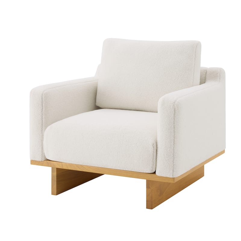 Modern Minimalist Accent Chair by Harper&Bright Designs