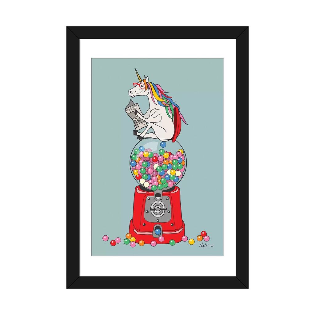 iCanvas "Unicorn Gumball Poop" by Notsniw Art