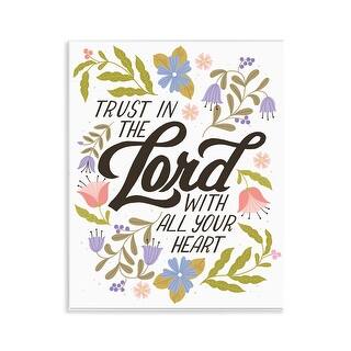 Stupell Trust In The Lord Proverb Wall Plaque Art Design By Muffin ...