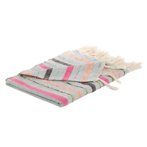 Multi-Color Stripe Design Throw Blanket