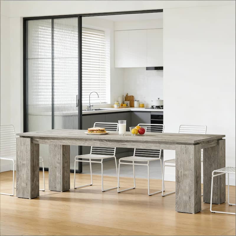 Extra Long Conference Table, Multi-Purpose Kitchen & Dining Table, Large Greeting Table