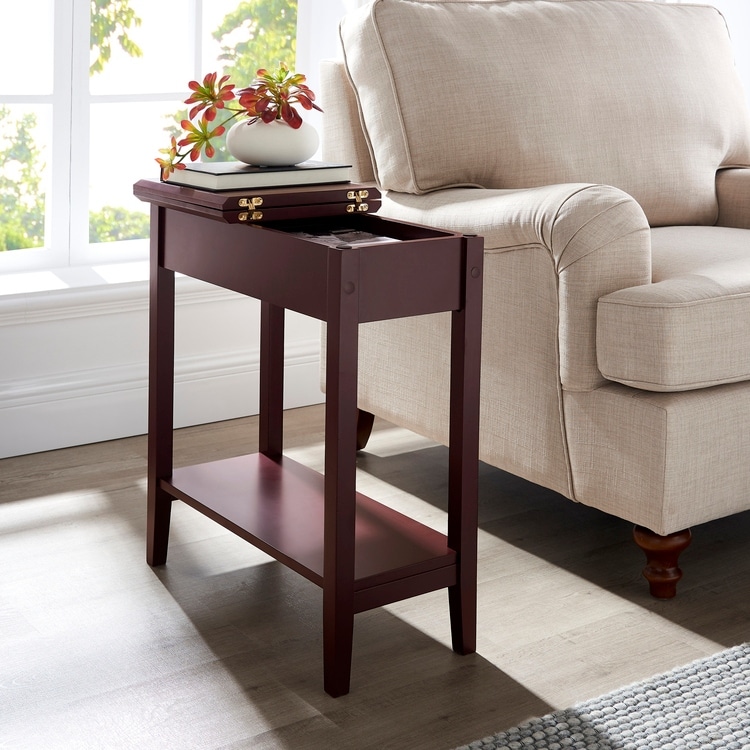 Narrow side tables for living hot sale room