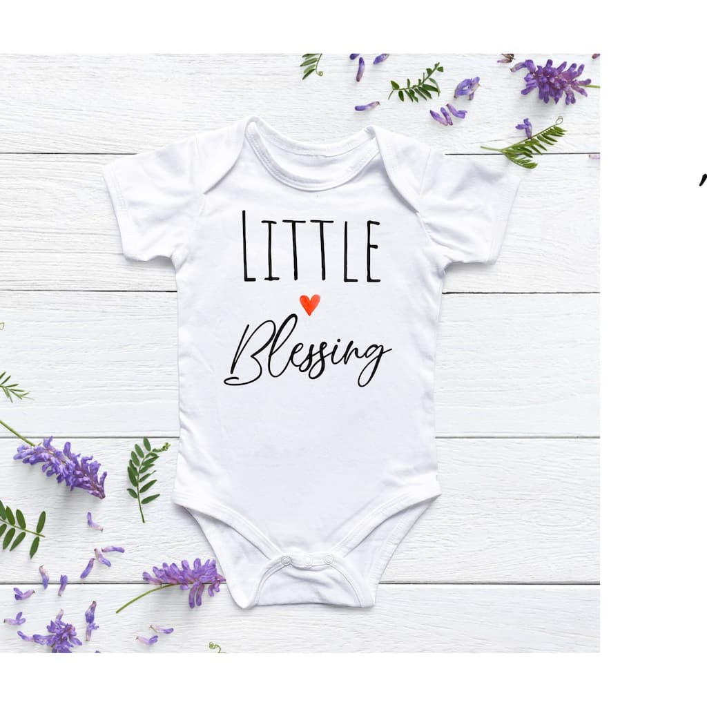 Little Blessing Religious - Baby Boy Girl Clothes Infant Bodysuit Funny Cute Newborn