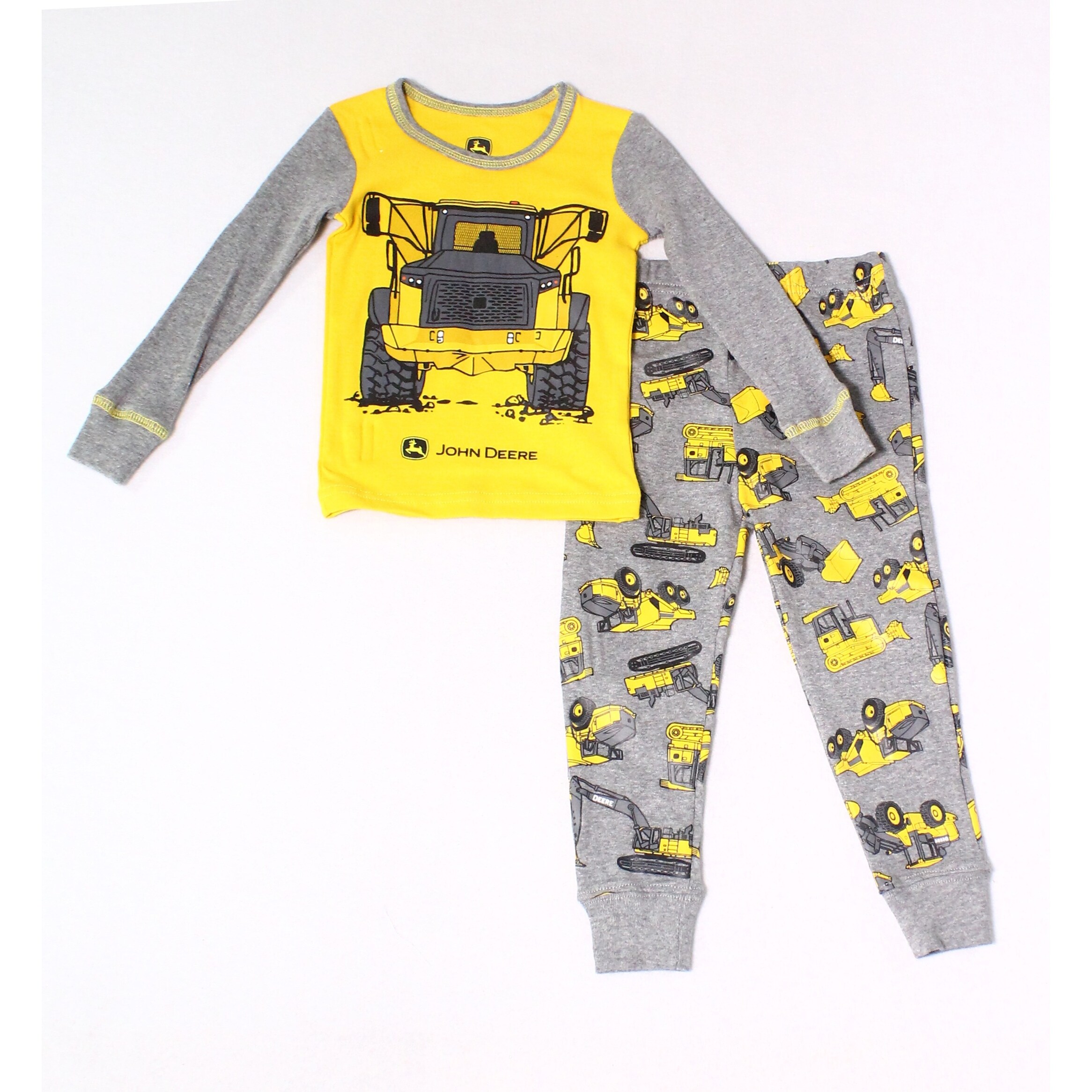 Shop John Deere Gray Baby Boys Size 2t Printed Scoop Neck