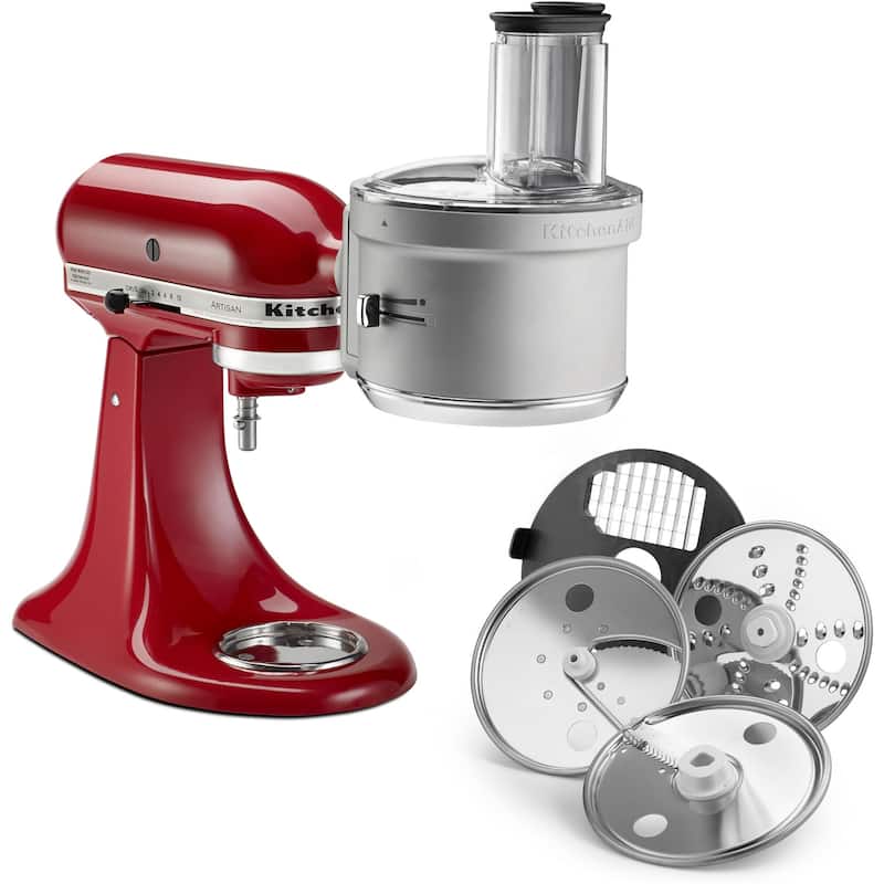 KitchenAid KSM2FPA Food Processor Attachment with Commercial Style Dicing Kit