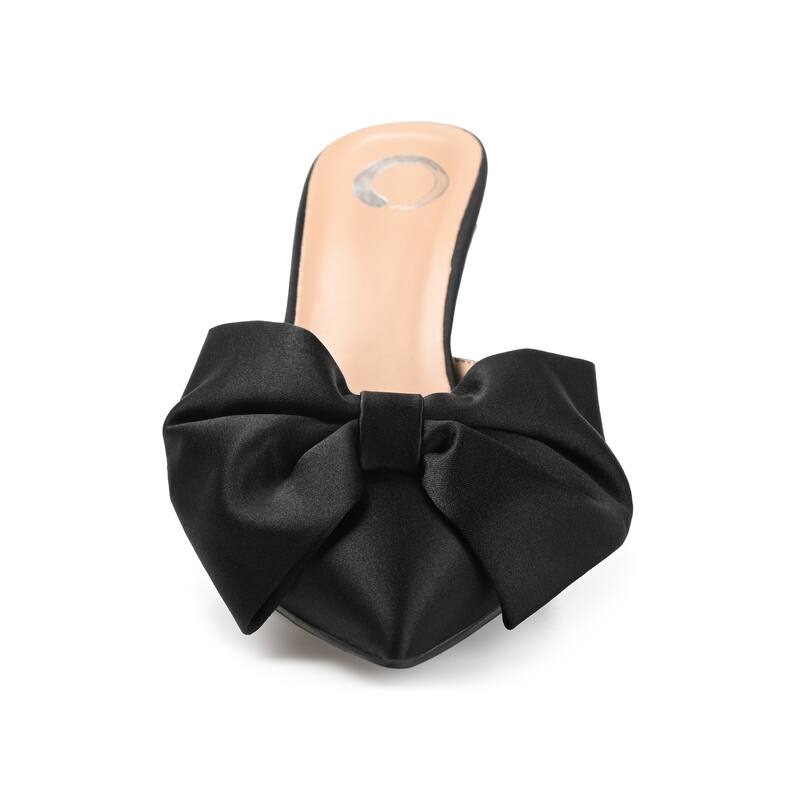 Journee Women's Tiarra Medium and Wide Width Evening Pumps - Medium - Black - 6.5