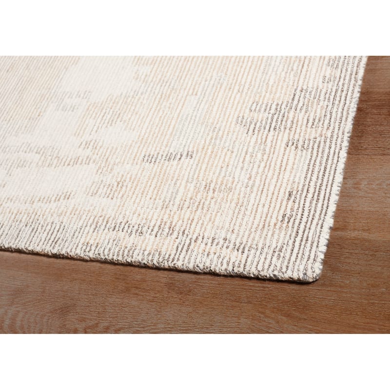 Terra by Obeetee Shadows Abstract Neutral Rug