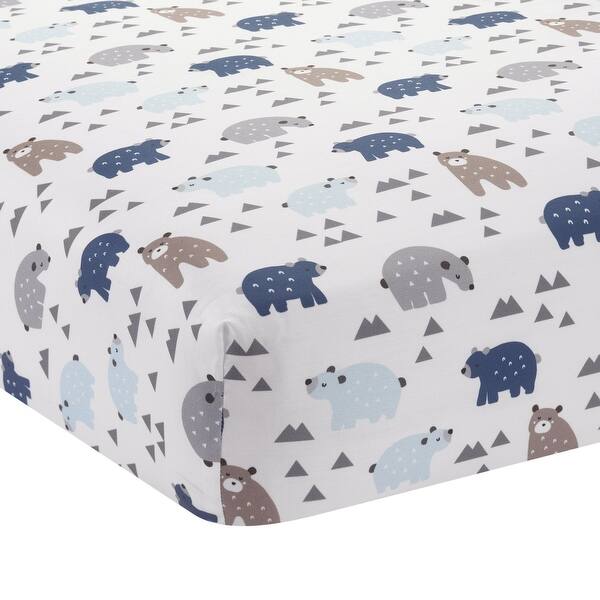Shop Lambs Ivy Signature Montana Blue Gray White Woodland Bears