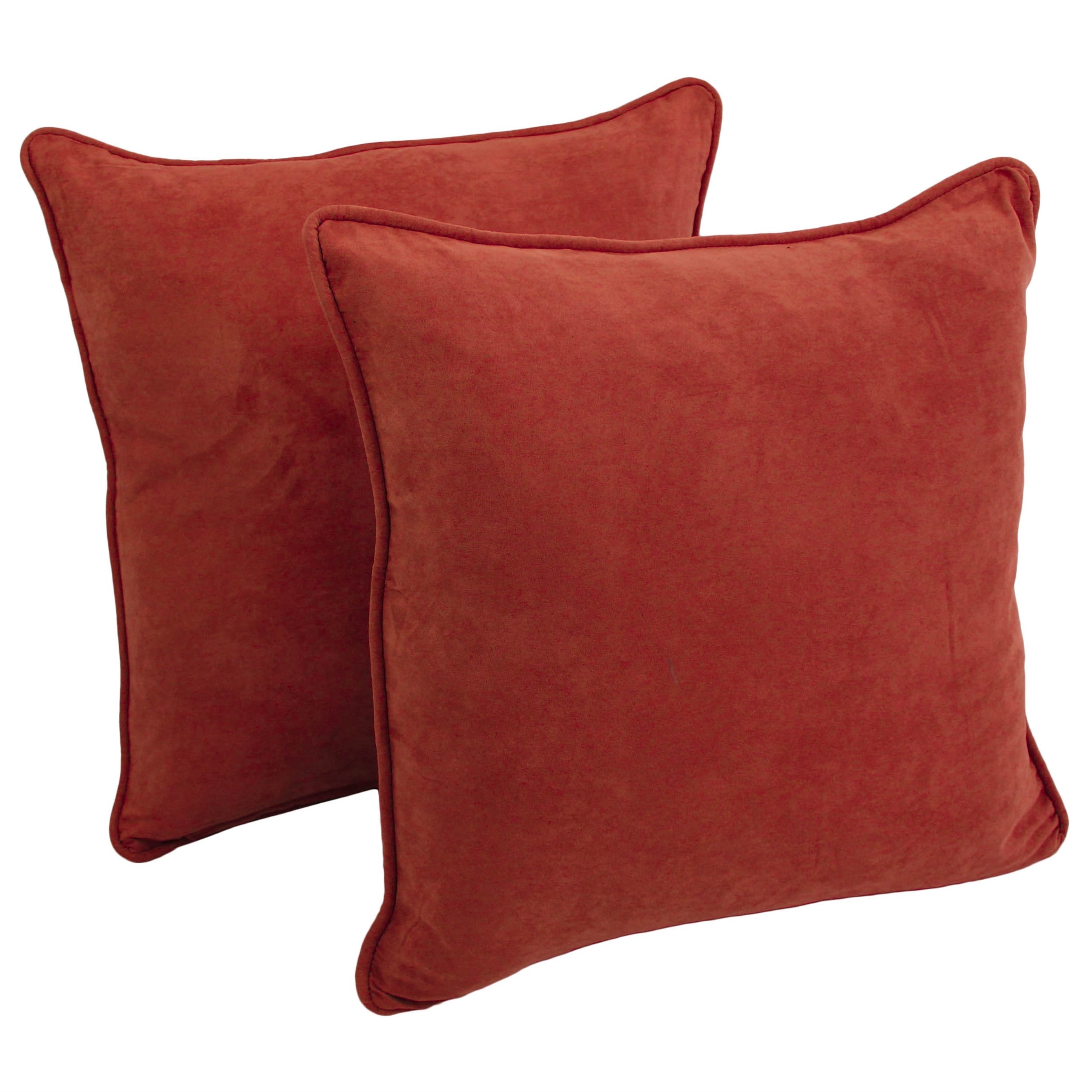Blazing Needles 25-in. Square Microsuede Throw Pillows (Set - Picture 10 of 89