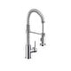 preview thumbnail 8 of 6, SAFAVIEH Solea Arcadia Stainless Steel Dual Function Pull-Down Spray Kitchen Faucet - 8.1" x 2.1" x 17"