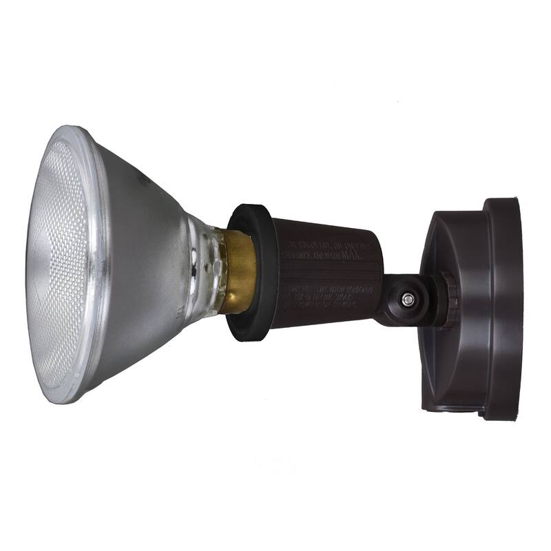 2 Light Outdoor Security Flood Light with Adjustable Heads - Switch Controlled