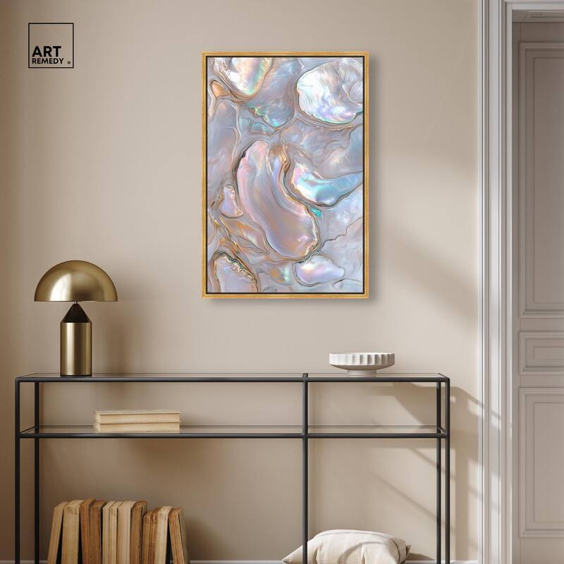Fluid Preciousness III Canvas by Art Remedy