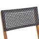 preview thumbnail 21 of 22, Hillside Outdoor Acacia Wicker Bistro Set by Christopher Knight Home - N/A