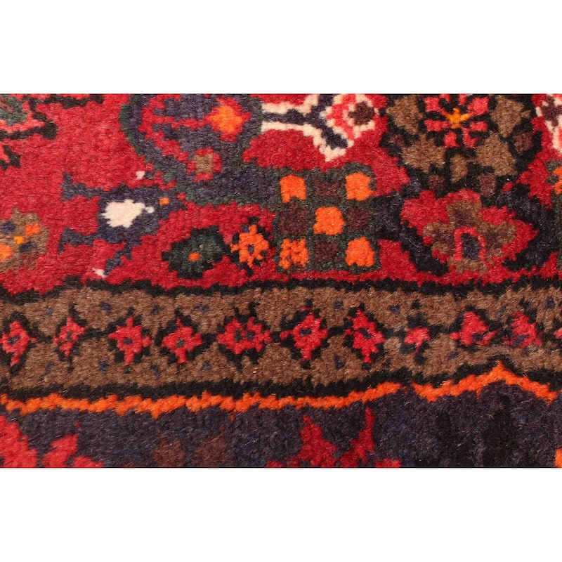 ECARPETGALLERY Hand-knotted Andelz Red Wool Rug - 4'3 x 6'10