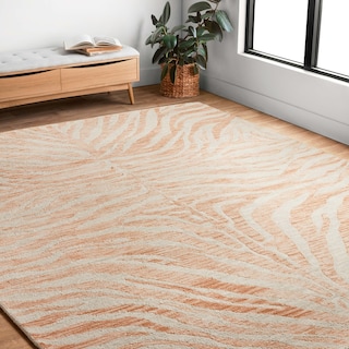 Alexander Home Zawadi Moroccan Zebra Wool Area Rug