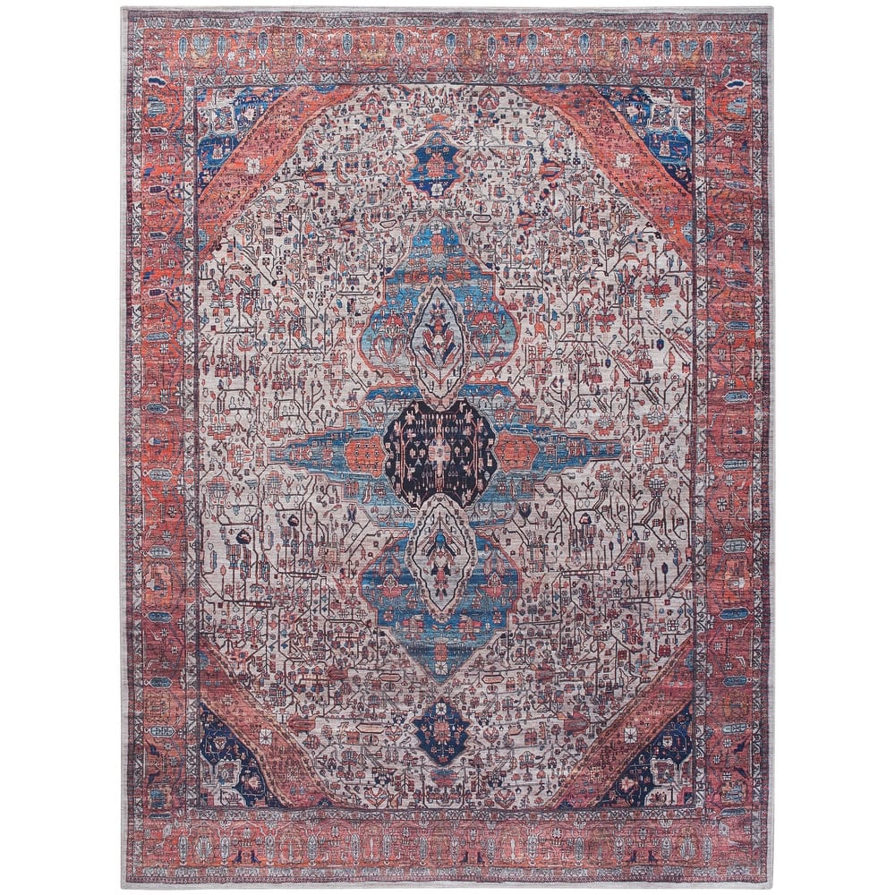 Brilliance Machine Washable Persian Vintage Area Rug