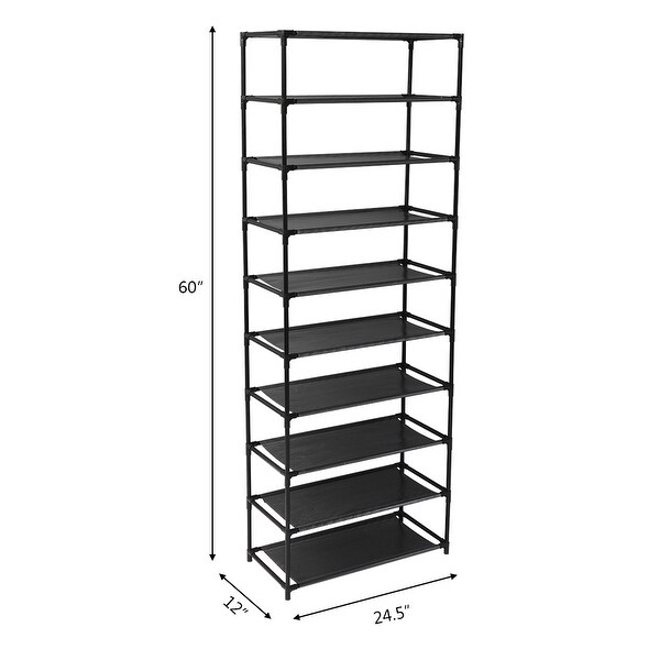 3 10 Tier Shoe Rack Entryway Shoe Shelf Organizer Bed Bath