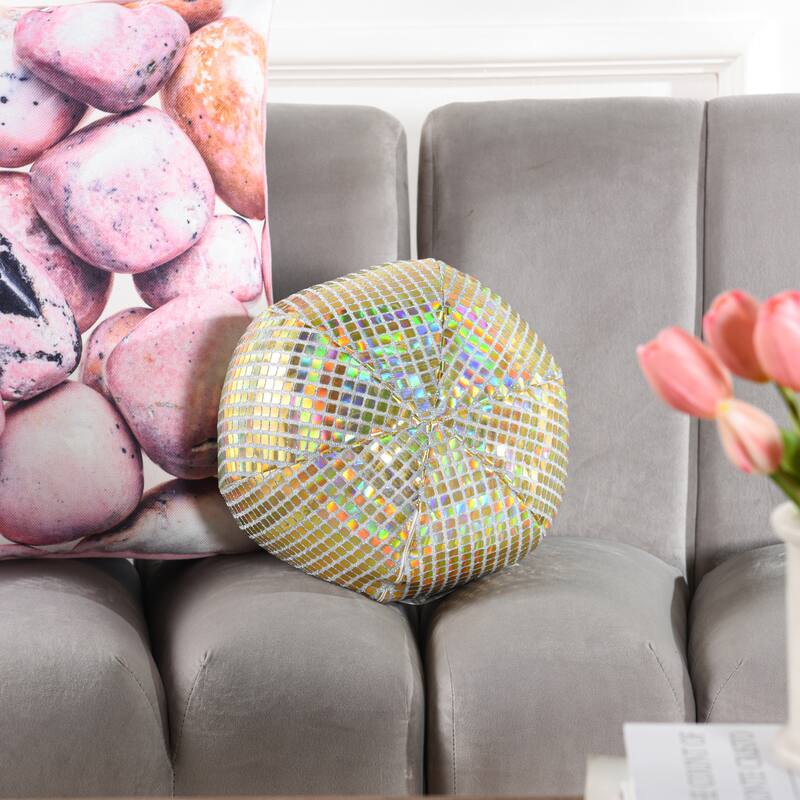 StyleCraft Mirage Metallic Throw Pillow