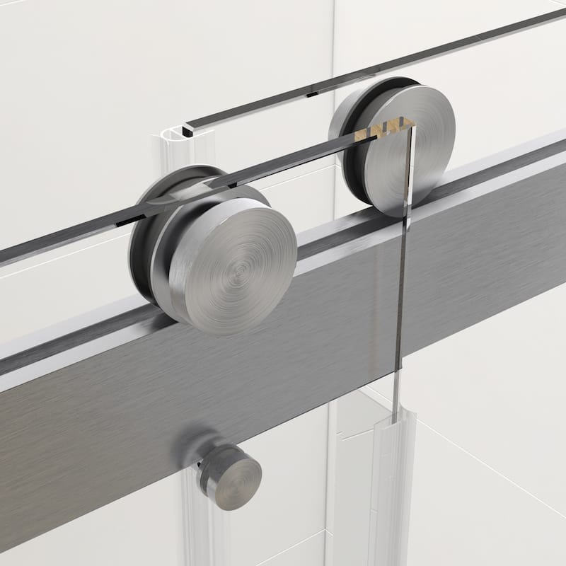 Frameless Double Sliding Tub Door