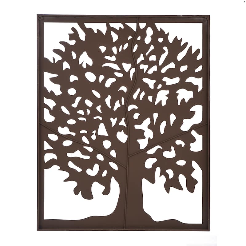 StyleCraft Black Tree Metal Wall Art
