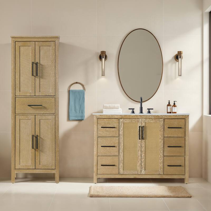 Winslow 16-28 Inch Bath Storage Cabinet