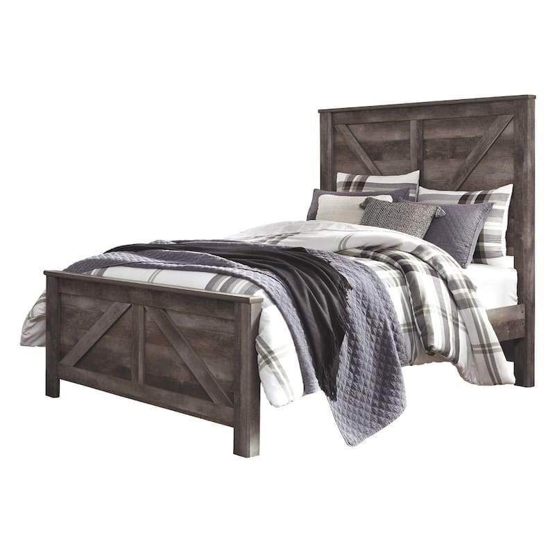 Wynnlow Cross-Buck Panel Bed.