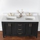 preview thumbnail 112 of 177, Altair Hadiya Bathroom Vanity with Composite Stone Countertop without Mirror