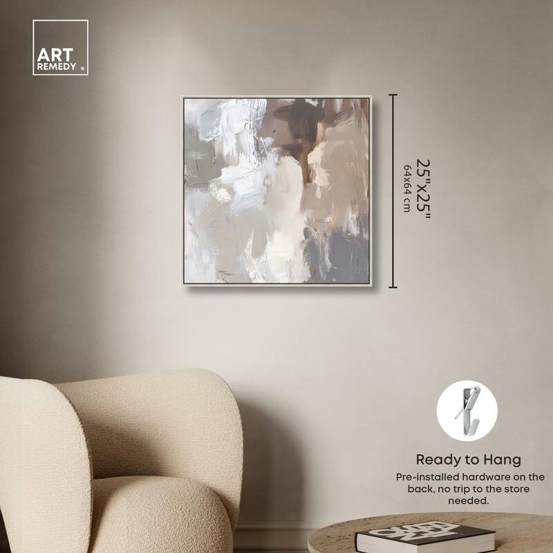 Faded Textured I Canvas by Art Remedy