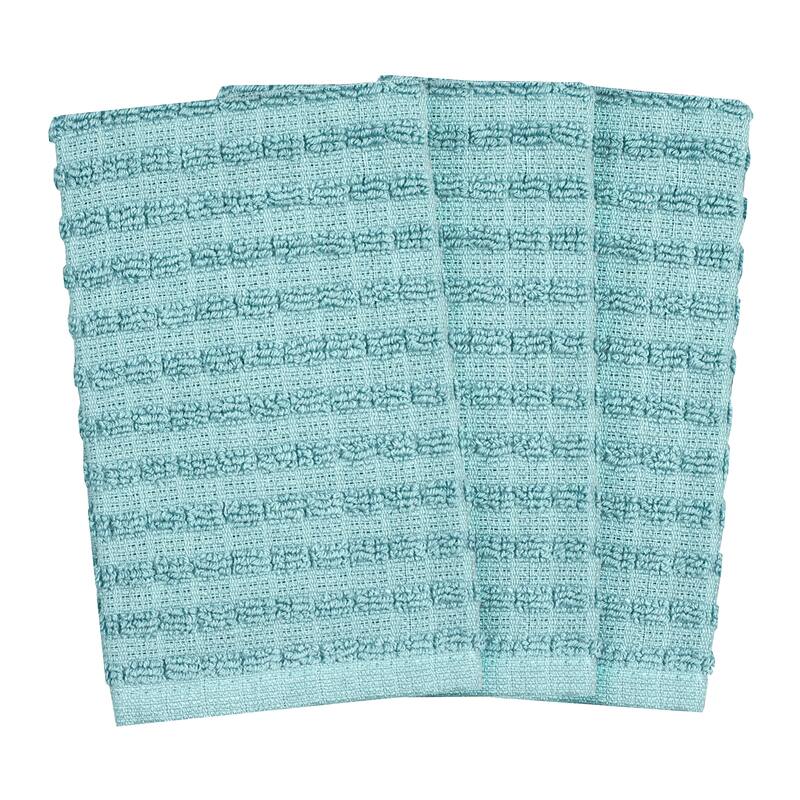 RITZ Royale Solid Cotton Dish Cloths (Set of 3)