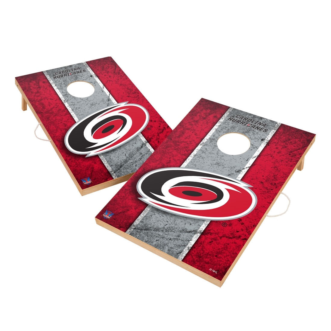 Vintage Carolina Hurricanes NHL Regulation 2x4 Cornhole Set