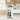 Rubber Wood Top Kitchen Island Mobile Kitchen Island with 2 Lockable Wheels and 2 Shelves Towel Rack Kitchen Cart