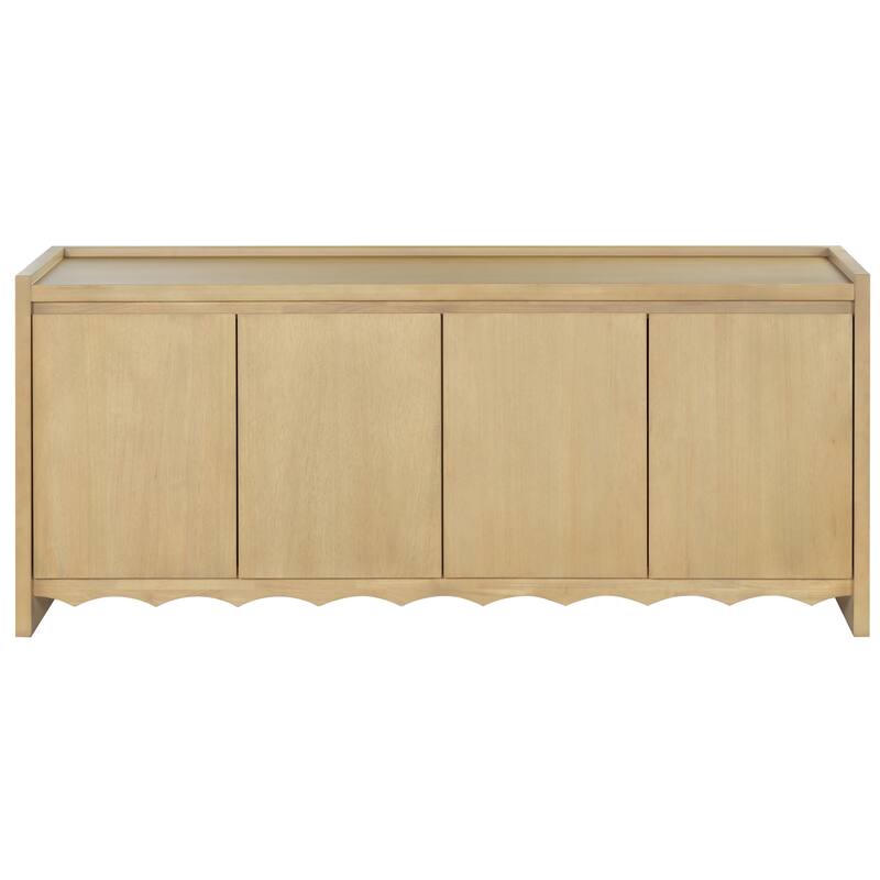 SAFAVIEH Couture Rhylee 4-Door Wood Sideboard - 71"W x 19"D x 31"H